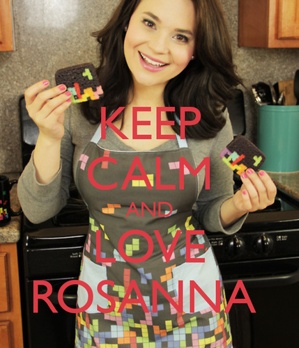 Keep calm and love Rosanna-my edit