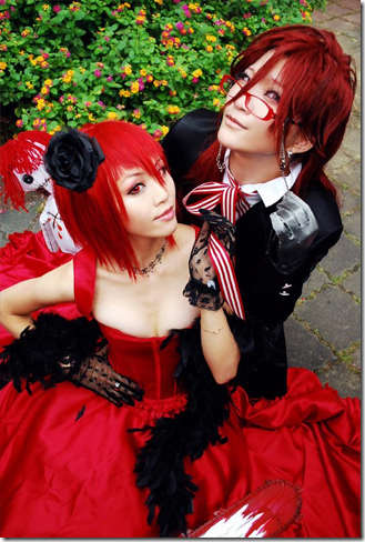  Madame Red & Grell Cosplay