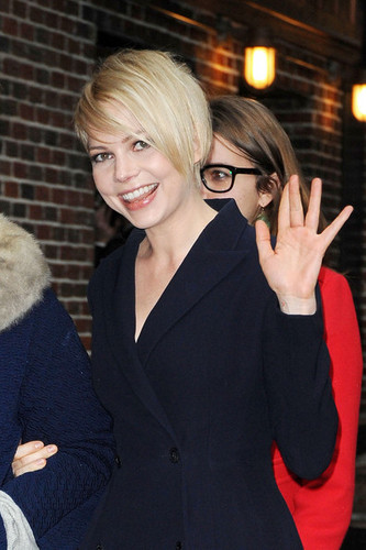  Michelle Williams at the "Late hiển thị with David Letterman" - (19 February 2013)