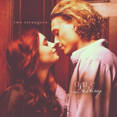  Official promotional foto for "The Mortal Instruments: City of Bones" movie! [Jace & Clary]