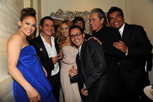  Paulina Rubio, Alejandro Sanz, George Lopez, Edward James Olmos, Jennifer Lopez, Marc Anthony 2009