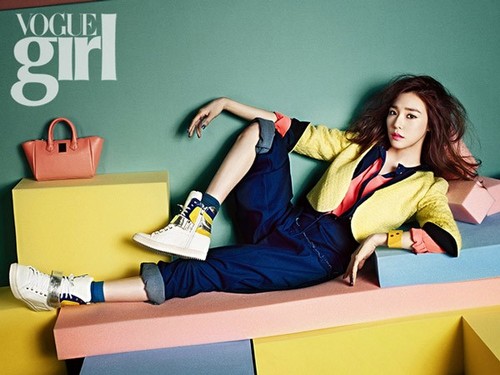 Tiffany Poses for Vogue Girl Spring Collection