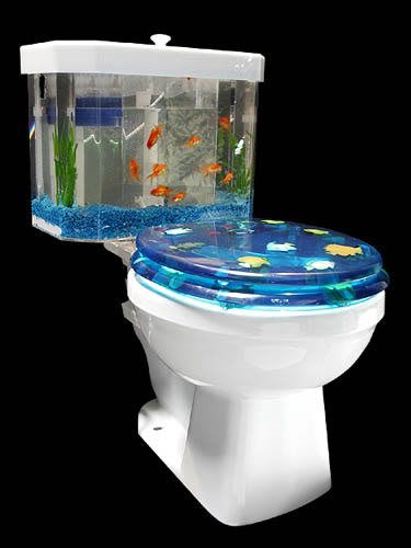  مچھلی bowl toilet