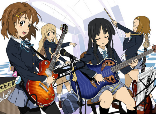  gitar anime girl