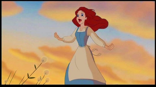 Ariel as Belle 