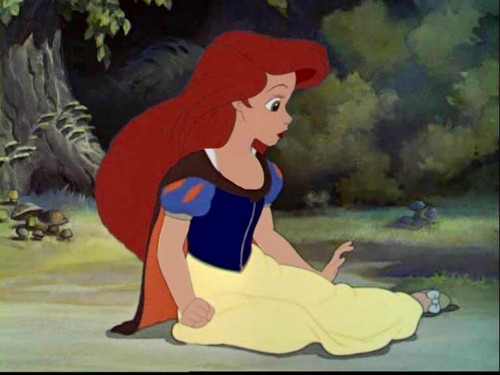  Ariel as Snow White