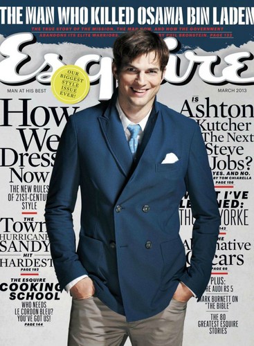  Ashton Kutcher Esquire 2013