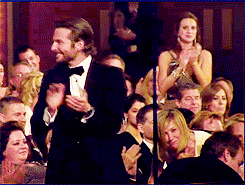  Bradley and Jennifer after Jennifer wins Best Actress