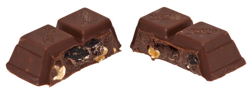  chocolate división, split In Half