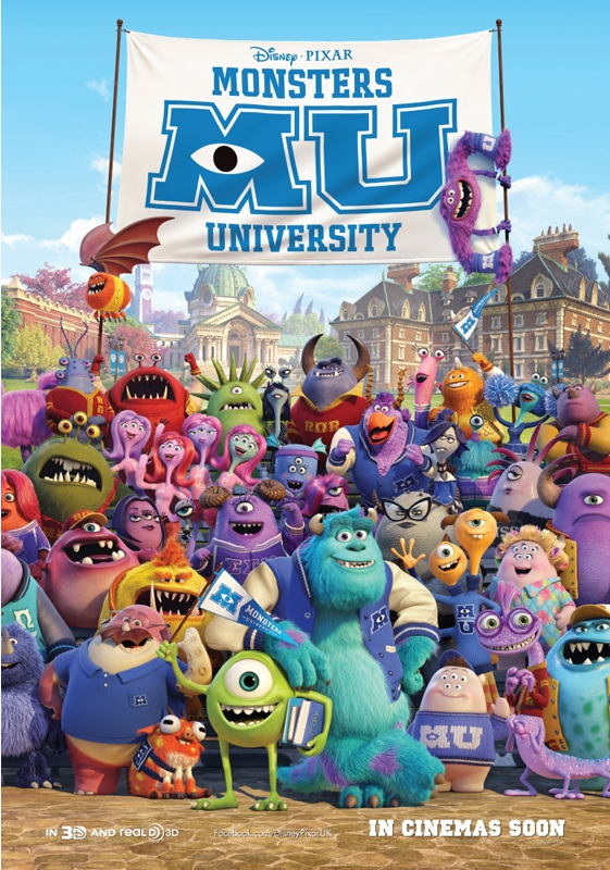 International Poster for Monster University