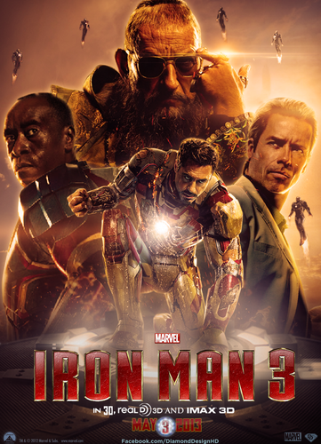  Iron Man 3 (Fan Made) Poster