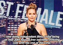  Jennifer accepting her awards for ‘Best Actress’ at the Spirit Awards