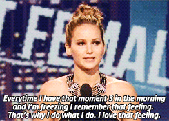  Jennifer accepting her awards for ‘Best Actress’ at the Spirit Awards