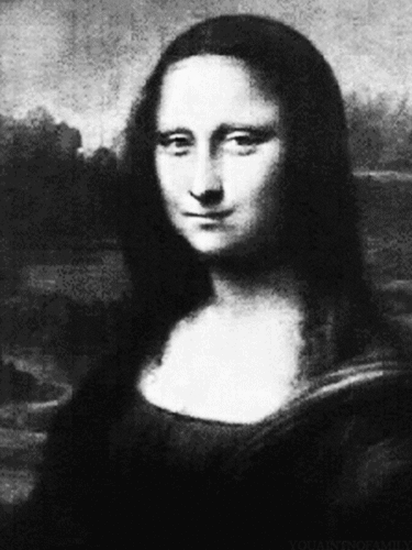  Mona Lisa Creepy Gif
