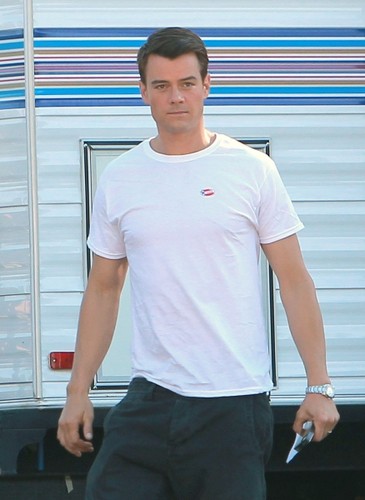  On set of "You're Not You" 6/11/2012