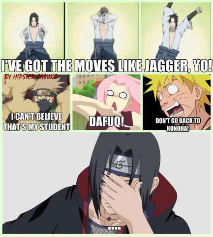  Sasuke got moves like Jagger!