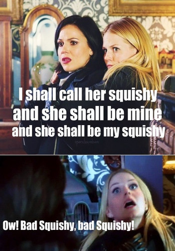 "I shall call her squishy" 
