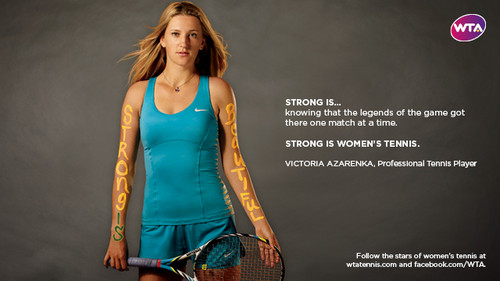  Victoria Azarenka in Strong Is Beautiful: Celebrity Campaign