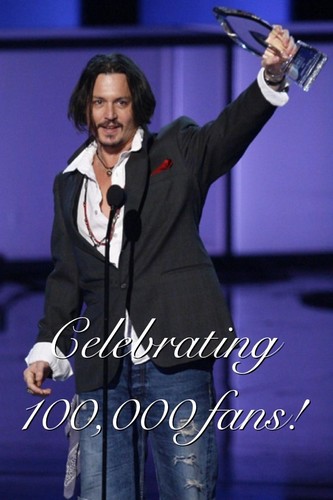  100,000 Johnny Depp fans!