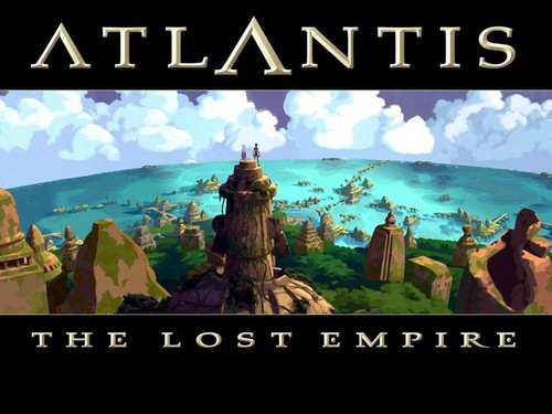  Atlantis The Lost Empire karatasi la kupamba ukuta