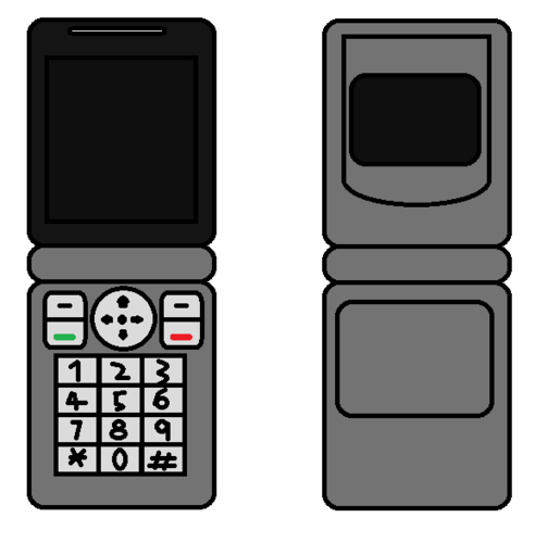 Cellphone Flip Grey