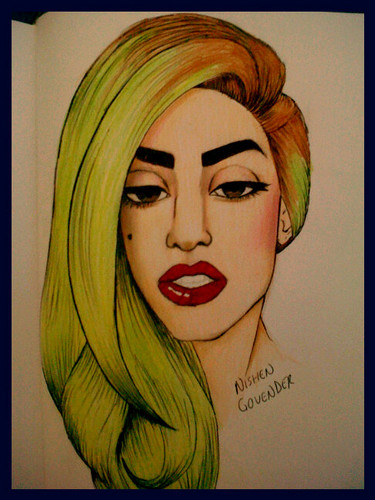  Gaga drawing 由 nishen