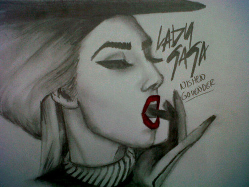  Gaga drawing