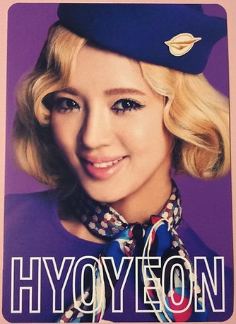 Girls' Generation's photo cards from their 2nd Japan Tour