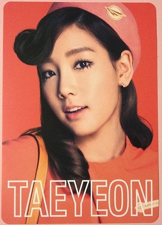  Girls' Generation's fotografia cards from their 2nd Japão Tour