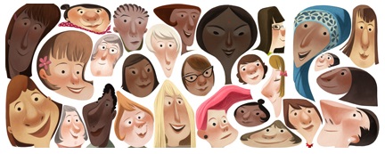  Google Doodle for International Women's siku