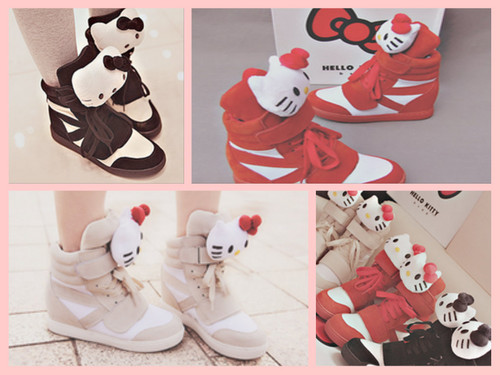  Hello Kitty shoes collage~