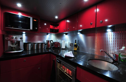  Inside the One Direction “Take Me Home” tour bus.