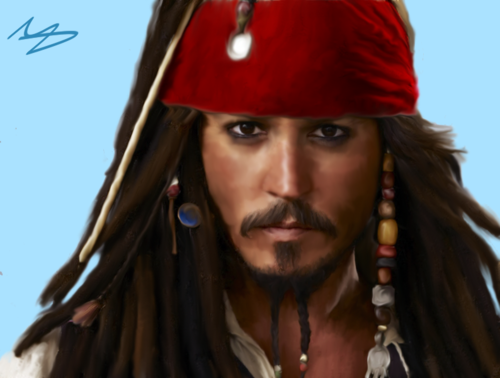  Jack Sparrow - digital painting