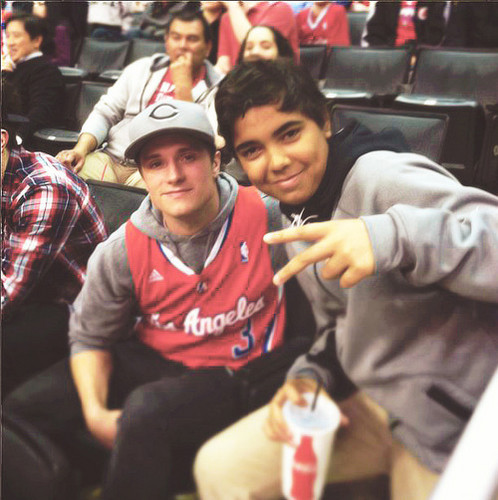  Josh at the Clippers game last night