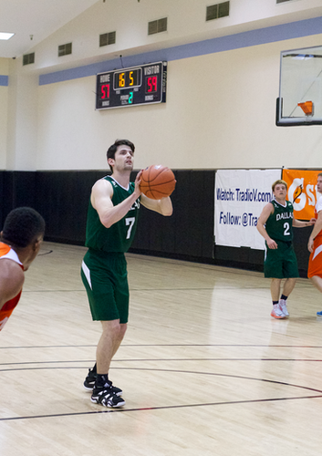  Josh playing basketball, basket-ball on Sunday (March 10th, 2013)