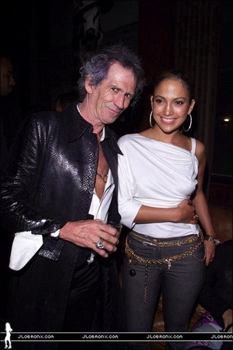  Keith Richards, Jennifer Lopez 2000
