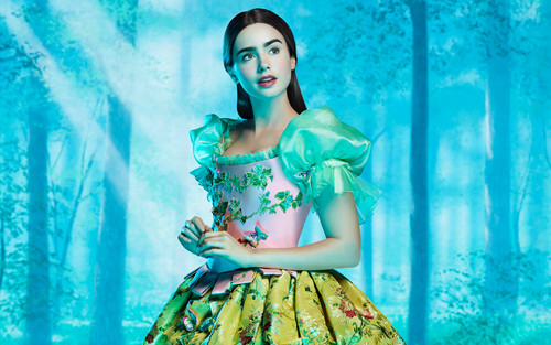  Lily Collins achtergrond ♥