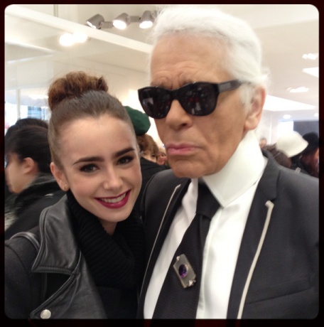  Lily during Paris Fashion week: 写真 Diary for Vogue!