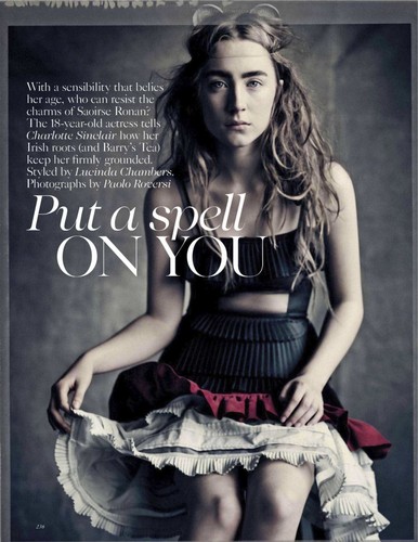 Magazine scans: Vogue UK (April 2013)