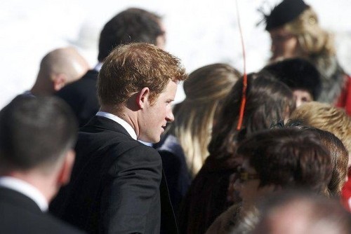  Prince Harry at his friend's in Switzerland March 2013