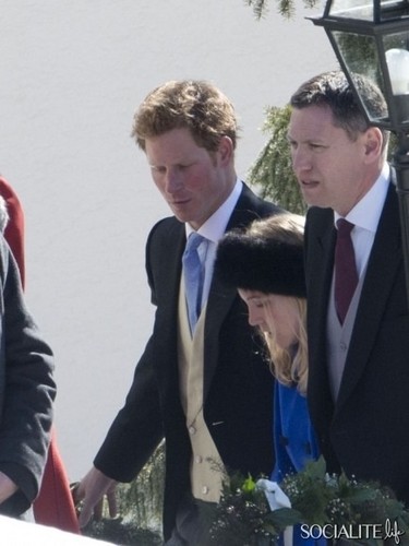  Prince Harry at his friend's wedding March 2013