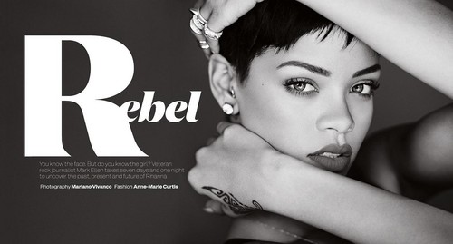  Rihanna’s Elle UK Spread March 2013