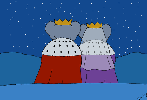  Young King Babar and Young Queen Celeste - Stargazing