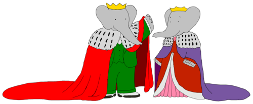  Young King Babar and Young queen Celeste