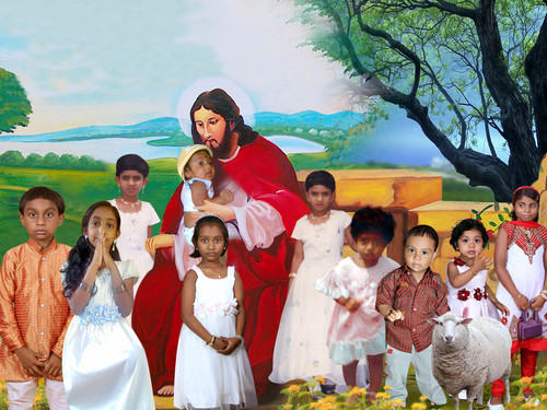  Yesus with children