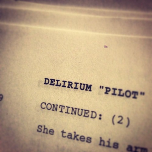  'Delirium' script