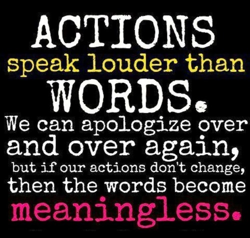  Actions Speak Louder Than Words (Fact) 100% Real ♥