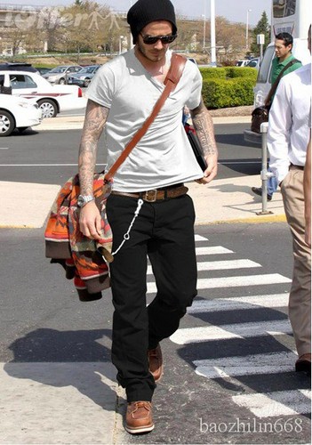  David Beckham casual style