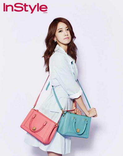  Girls' Generation's YoonA and her lovely 사진 from 'InStyle' magazine's April Issue ~