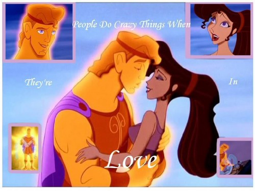  Hercules and Megara fondo de pantalla